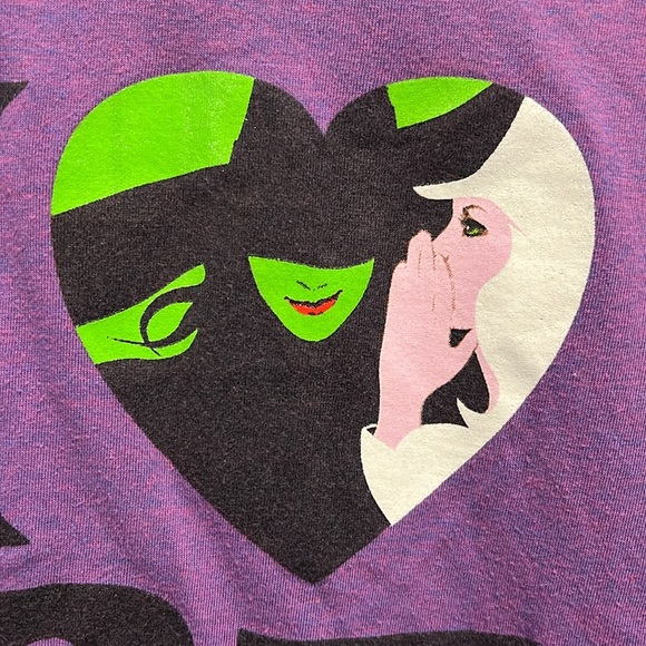 I 💜 oz wicked musical play shirt fitted JUNIORS - Picture 3 of 7